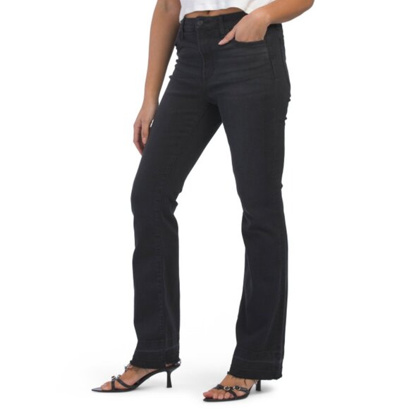 JOE'S Black Wash High Rise Curvy Boot Released Hem Jeans